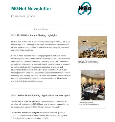 Read MGNET's Summer 2023 Newsletter.